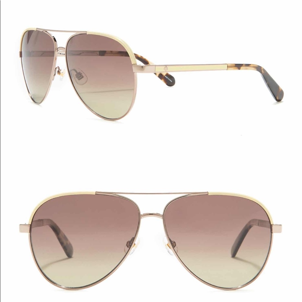 Kate Spade Amarissa Aviators- Gradient. With box